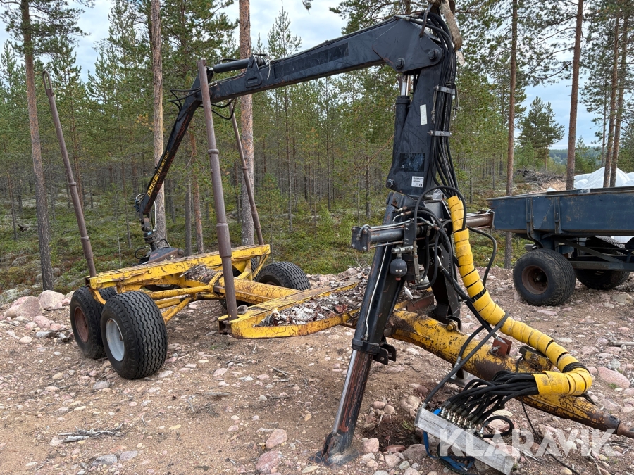 Kran Patruuna 747 inkl grävskopearm, trepunktsfäste