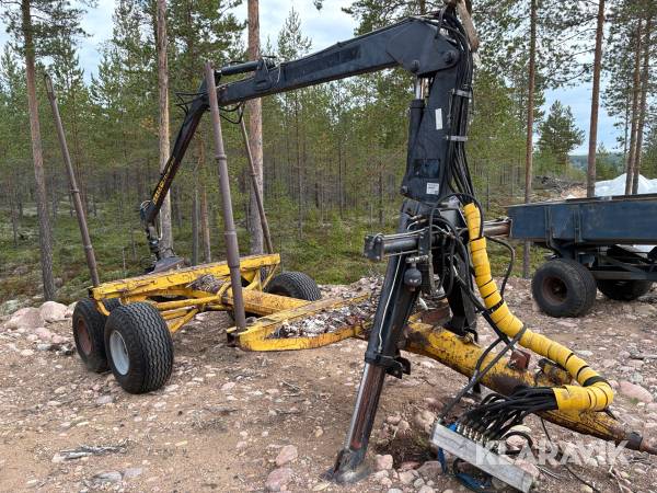 Kran Patruuna 747 inkl grävskopearm, trepunktsfäste
