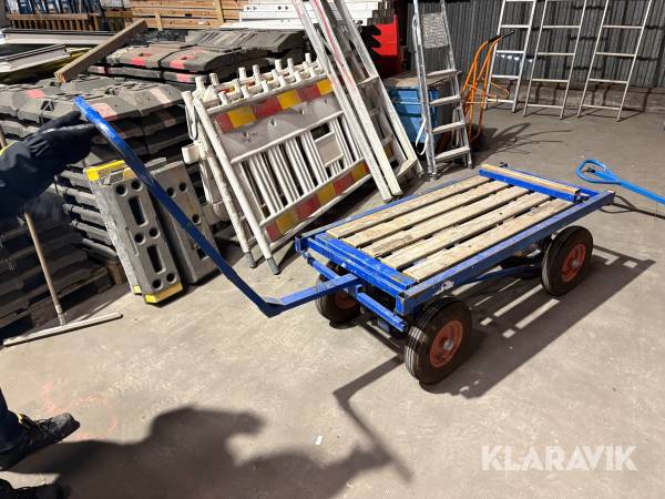 Materialvagn höj och sänkbar Zip-up 1500 hydraulisk