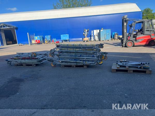 Ställningsmaterial blandat