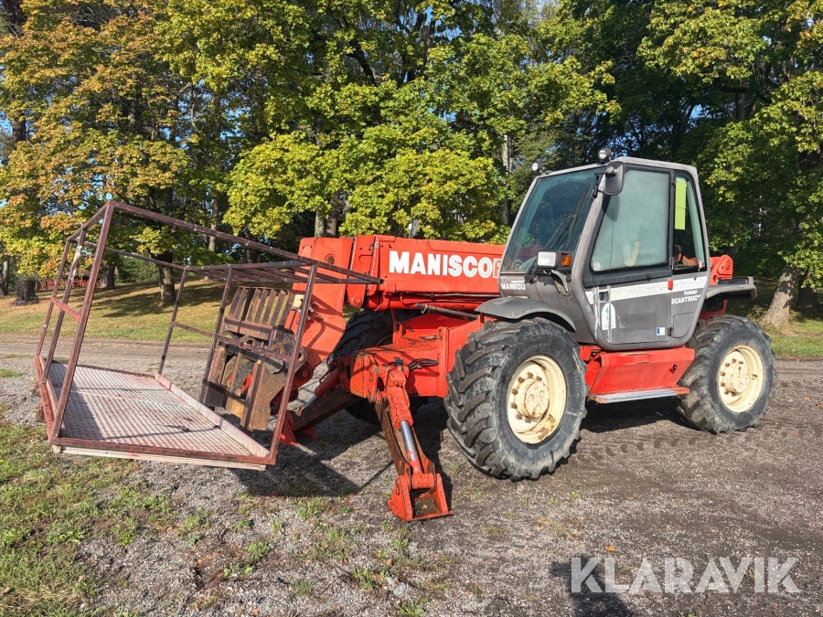 Teleskoplastare Manitou 1233 ST med radiostyrning