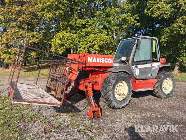 Teleskoplastare Manitou 1233 ST med radiostyrning