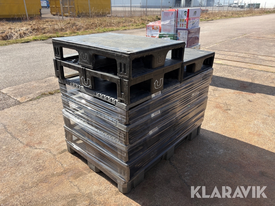 Lastpallar i plast 12 st