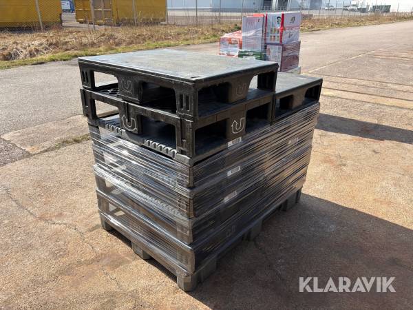 Lastpallar i plast 12 st