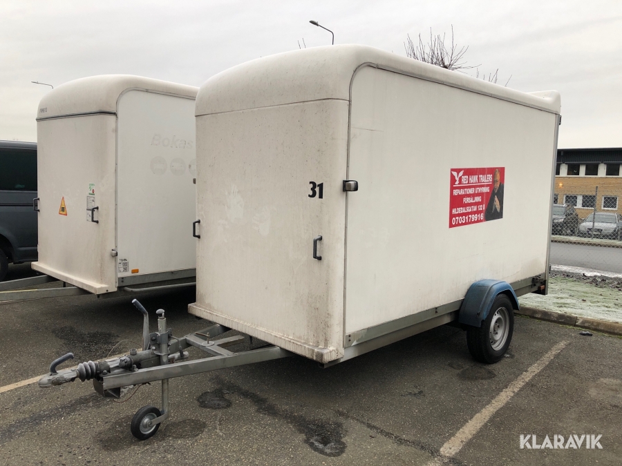 Släpvagn med skåp Trailergruppen
