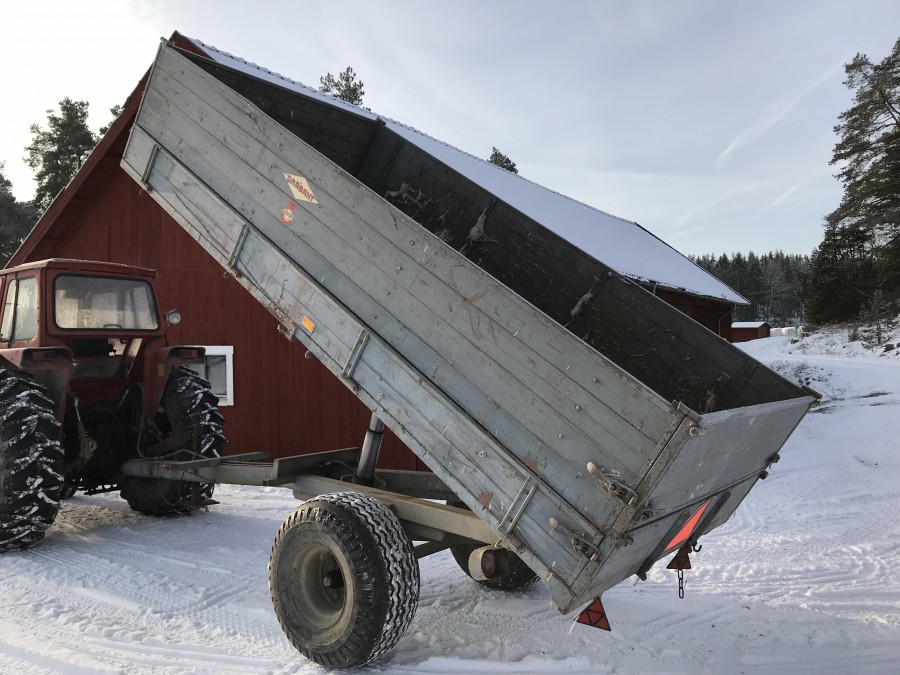 Traktorvagn med tipp