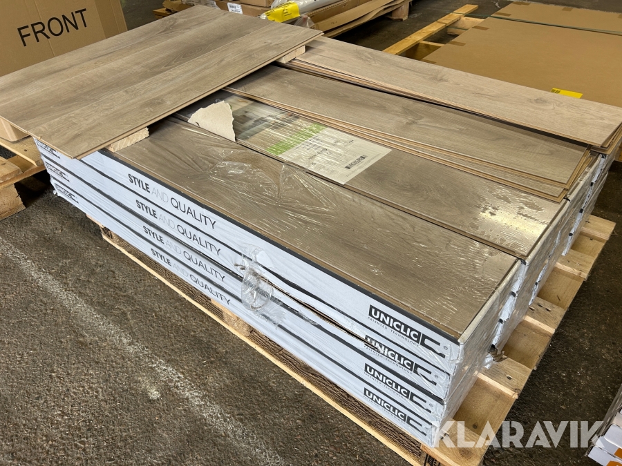 Laminatgolv Uniclic Sandstorm Oak