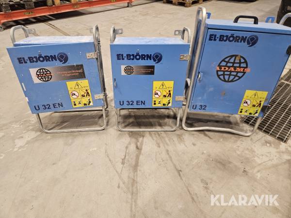 Elskåp El-Björn Uc32A 3st