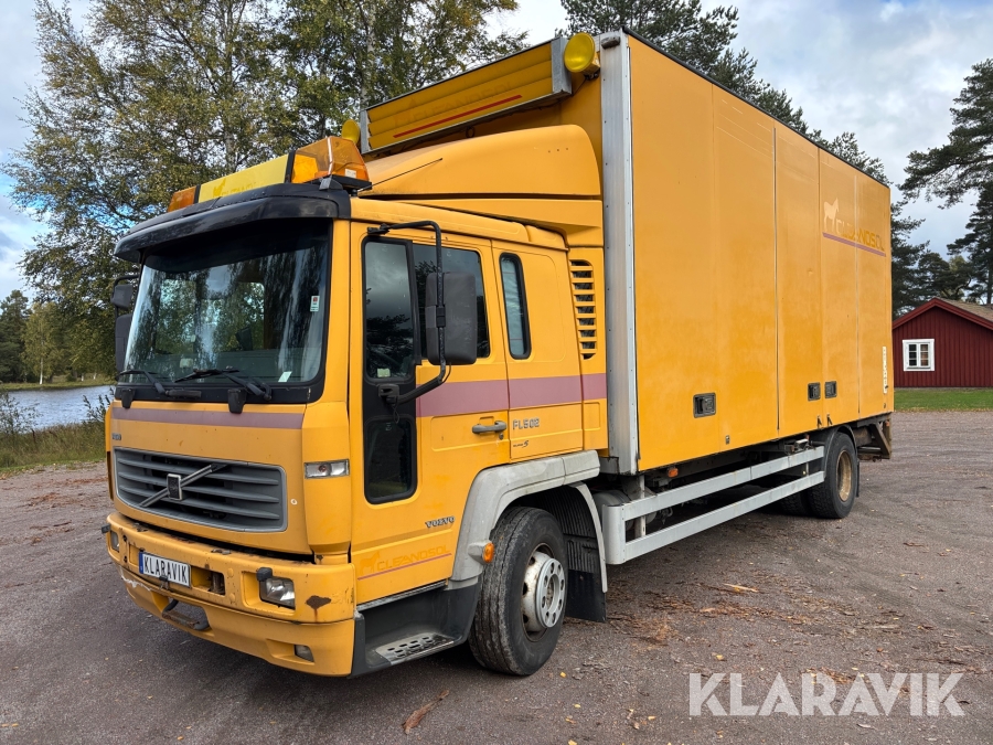Lastbil Volvo FL615 hydraulisk lastramp