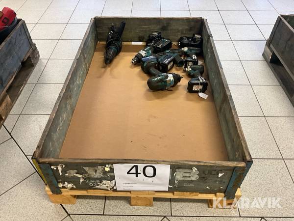 Diverse batterimaskiner