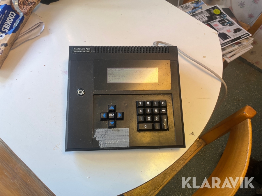 Dator Delaval Alpro system processor, Skellefteå, Klaravik a