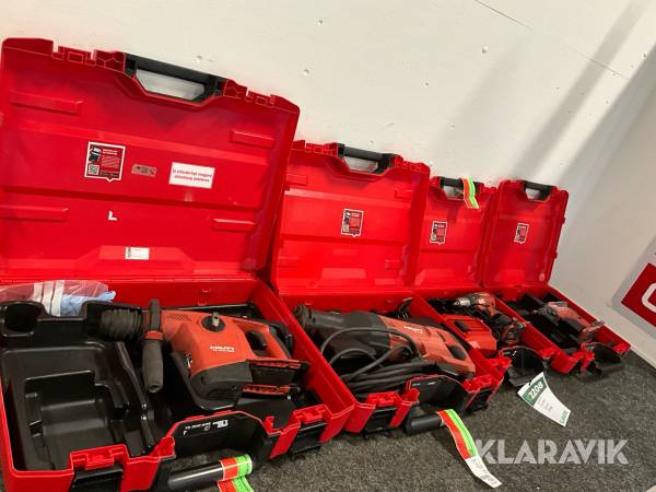 Paket med 4st handverktyg Hilti