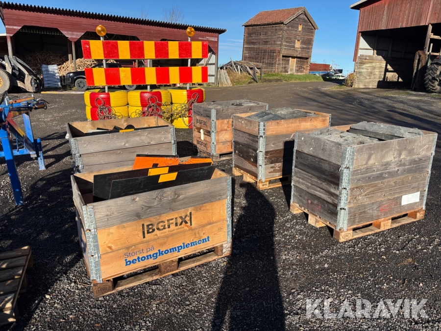 Trafikbuffertskydd och TMA-material