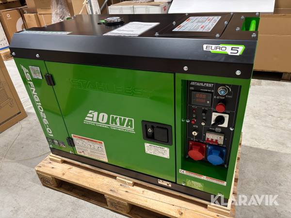 Generator / elverk 10 kVA Stahlfest SFNG 1026-01