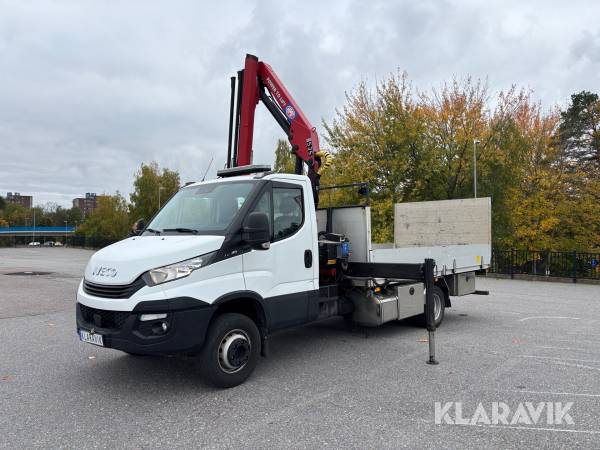 Kranbil Iveco Daily 72-180H Chassi Cab 3.0 JTD