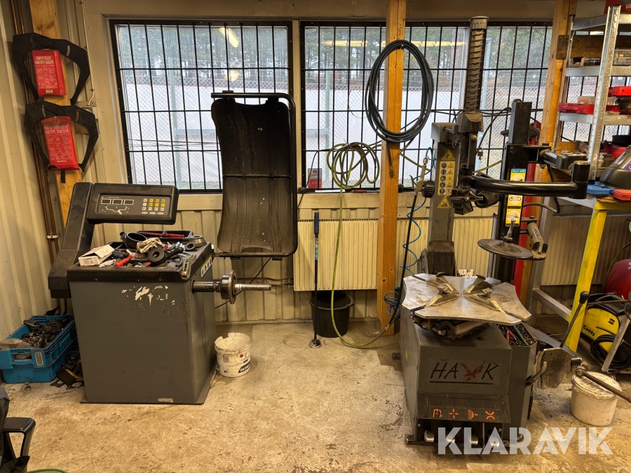 Däckmaskiner Hawk FB-303 & FB-205A