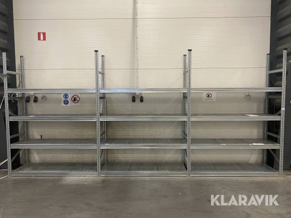 Lagerhylla 3 Sektioner Superhyllan RMS