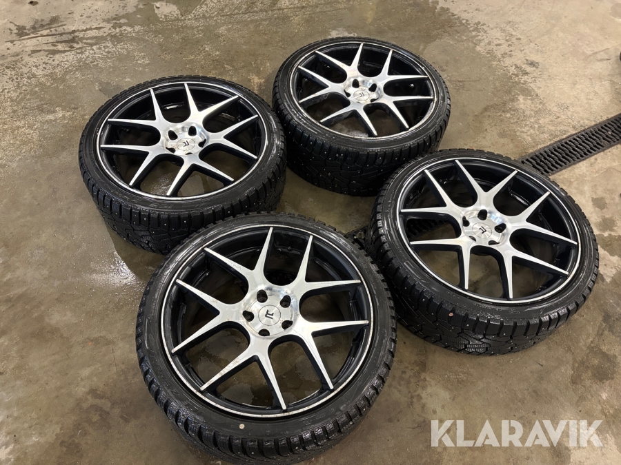 Dubbade Däck och fälg