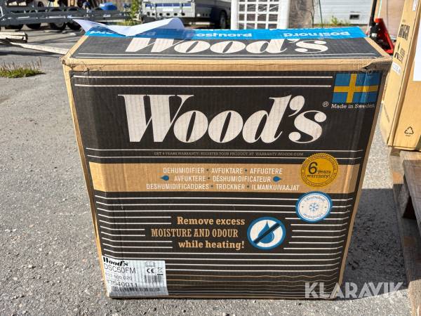 Avfuktare/Sorptionsavfuktare Wood's DSC50FM