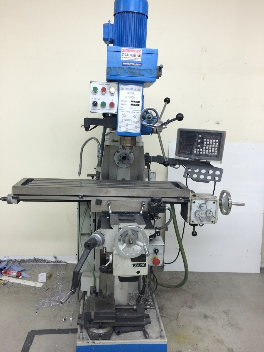 Borr-och fräsmaskin