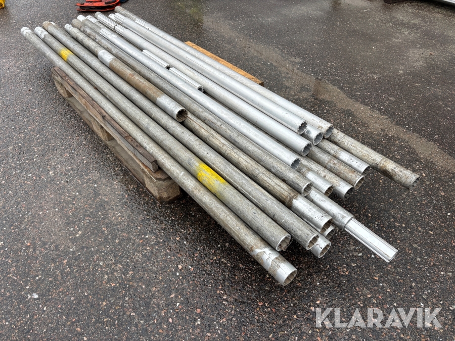 Aluminiumstakar 62mm 19st