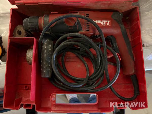 Slagborrmaskin Hilti TE 2. med låda