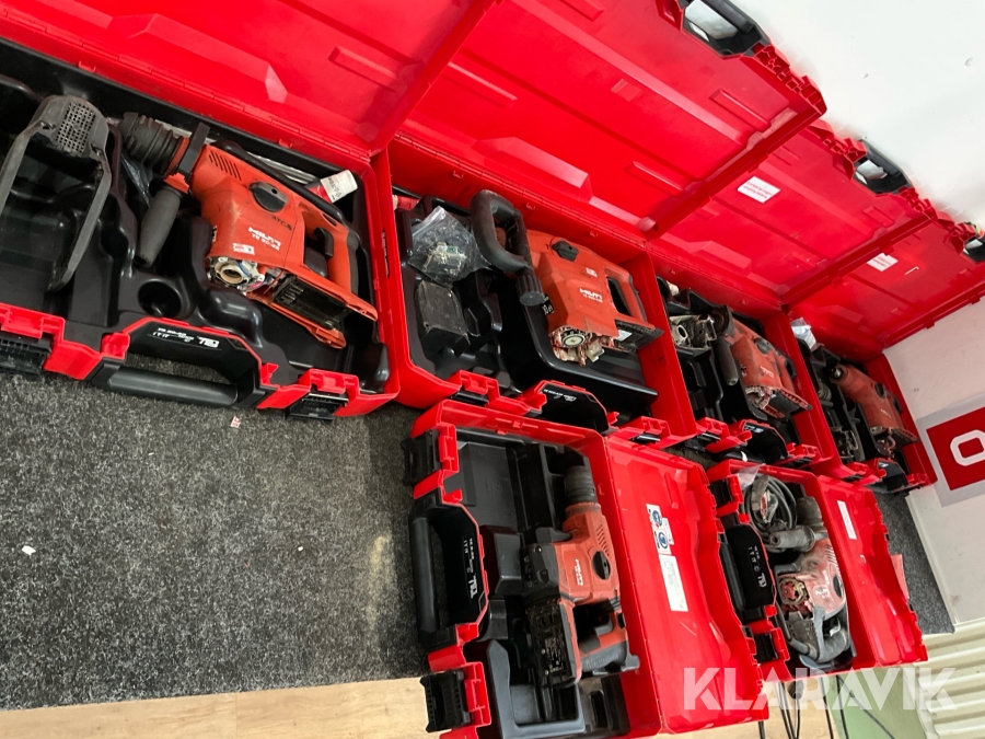 Borr och Bilningsmaskin 6st Hilti