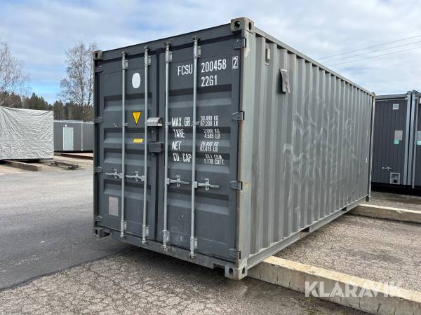 Förrådscontainer isolerad 20-fot