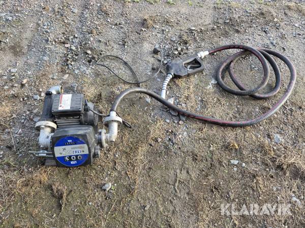 Dieselpump med slang & räkneverk Adam Pumps Italy 230V