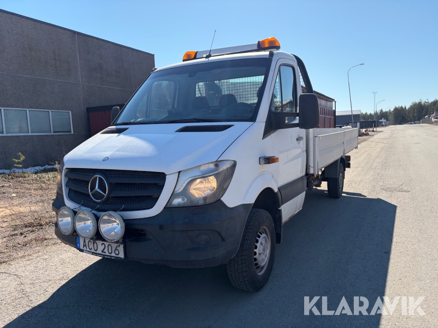 Flakbil med kran Mercedes-Benz Sprinter 316 4x4