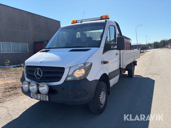 Flakbil med kran Mercedes-Benz Sprinter 316 4x4
