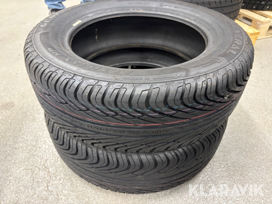 Sommardäck General Altimax 195/60R15 2st oanvända
