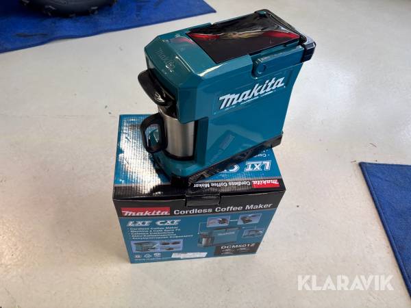 Kaffemaskin Makita DCM501Z batteridriven