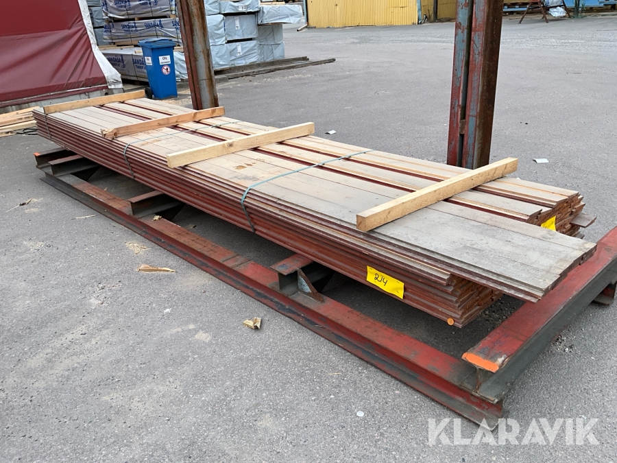 Virkespaket Målad panel 22x120 688löpmeter