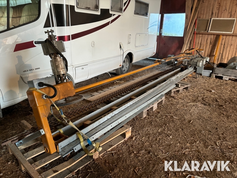 Omrörningssystem till torksilo GSI för montering på torksilo. Räls , spridare 3 skruvar