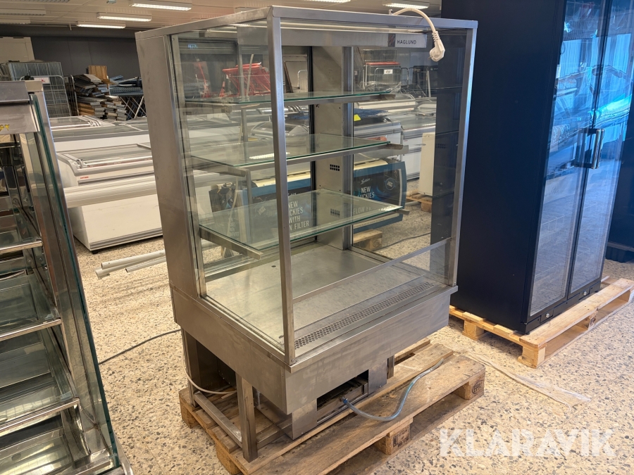 Butikskyl med glas Haglund