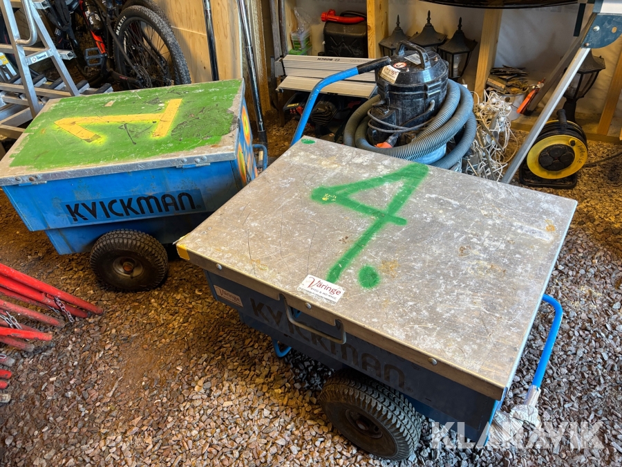 Verktygsvagnar Kvickman 2st