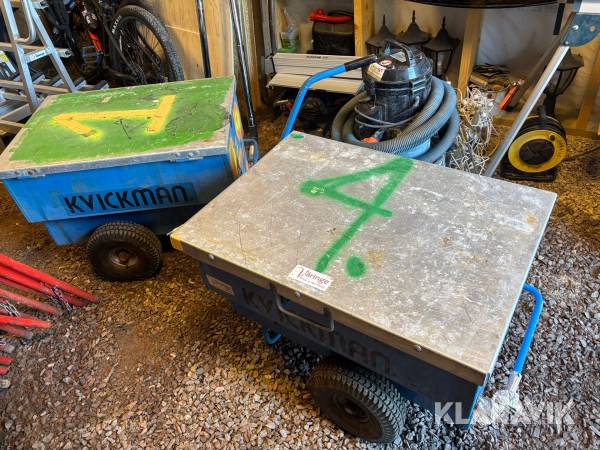 Verktygsvagnar Kvickman 2st