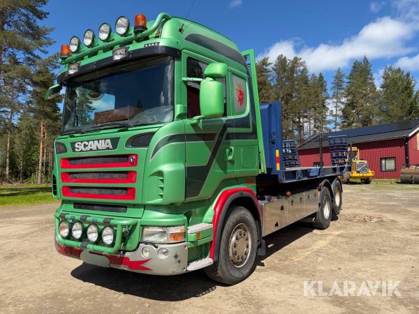 Lastväxlare Scania R560 med 2st flak