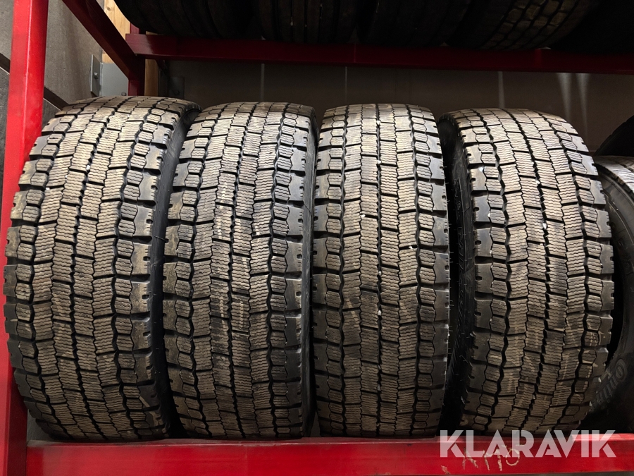 Lastbilsdäck Michelin XDW IceGrip regummerade, 4 st