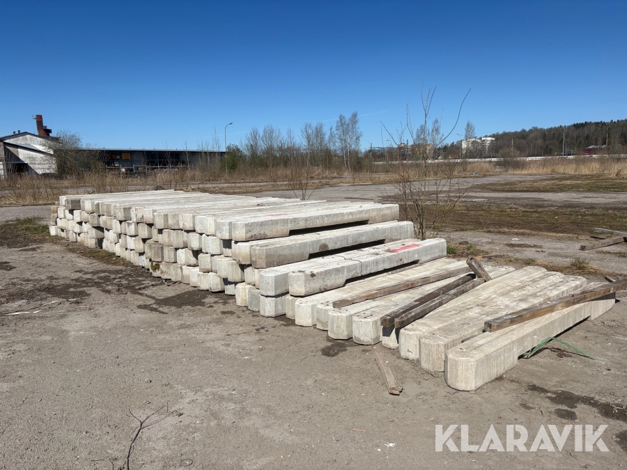 Betongslippers 3m 40 st