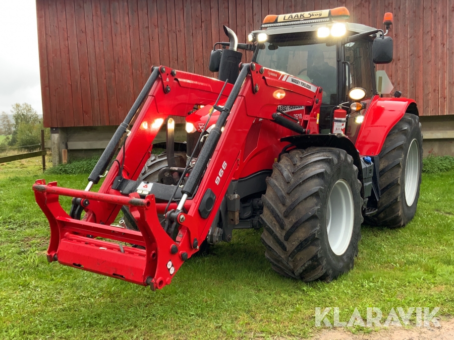 Traktor Massey Ferguson 7618 Dyna-VT med lastare