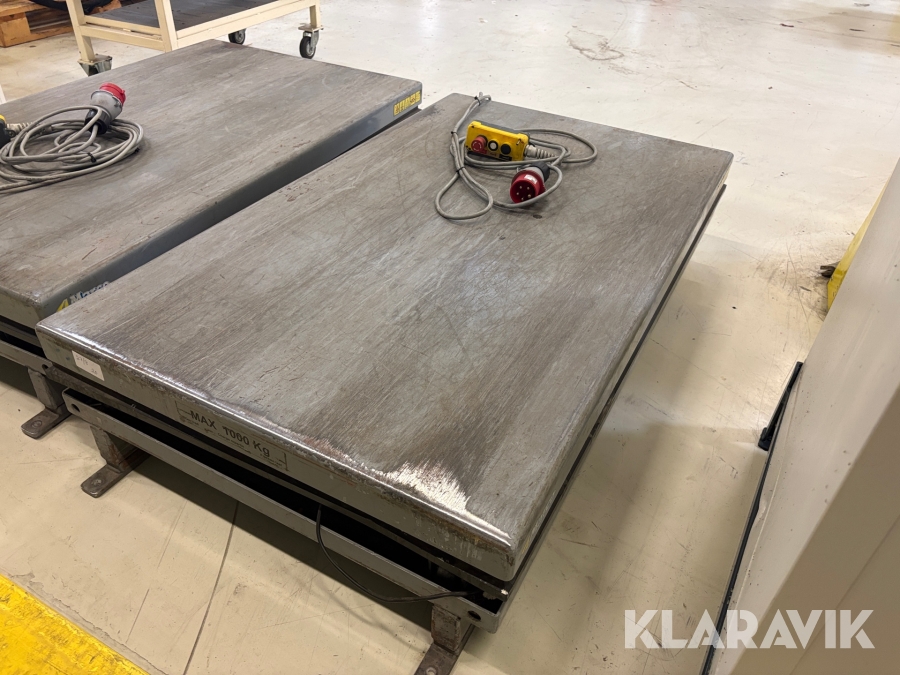 Lyftbord Marco 1000kg