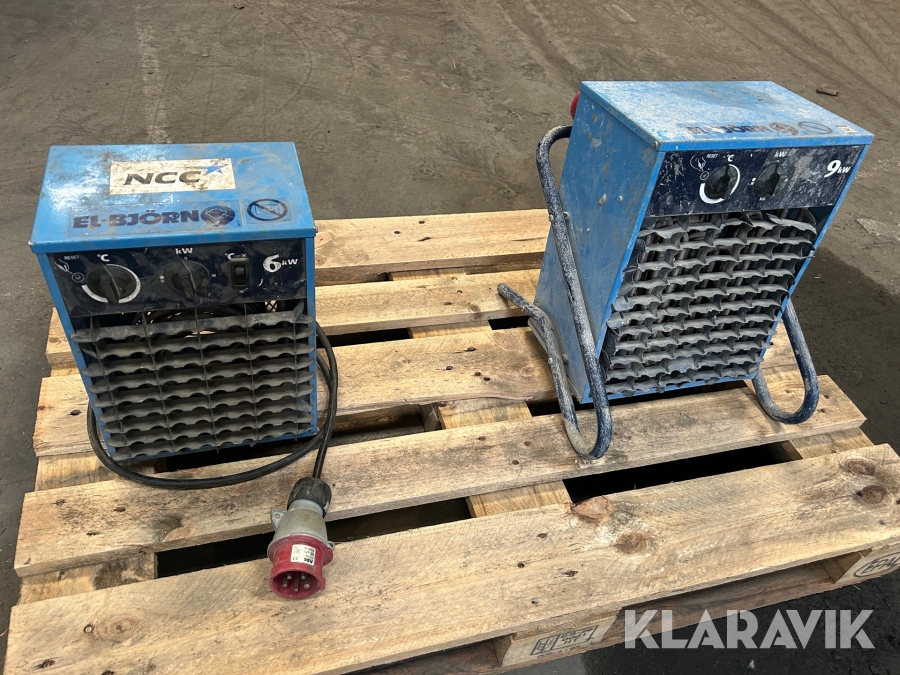 Värmefläktar El-Björn 6 & 9 kW