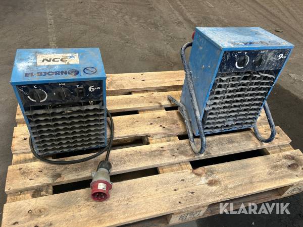 Värmefläktar El-Björn 6 & 9 kW
