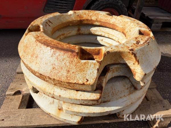 Hjulvikter 4 st Valmet 80 kg/ st