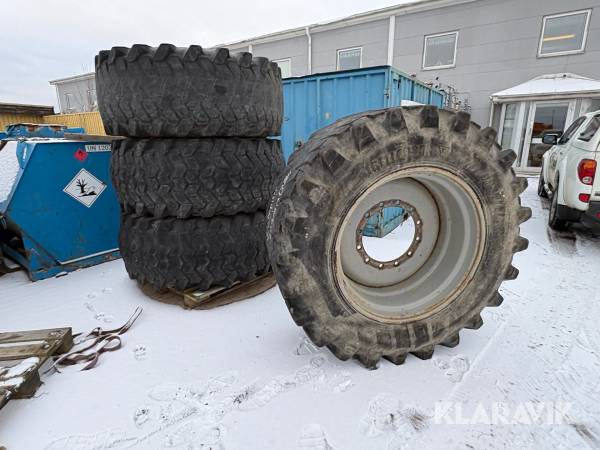 Däck och fälg Trelleborg Industrial Tractor 459