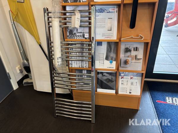 Handdukstork DS Radiator Silver med väggkonsoll