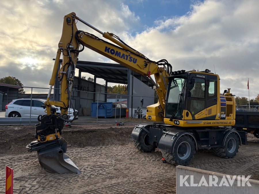 Grävmaskin hjulburen Komatsu PW158-11EO