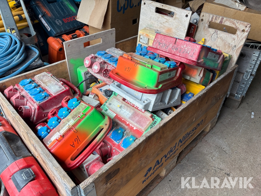 Elcentraler 16/32A ca 30st